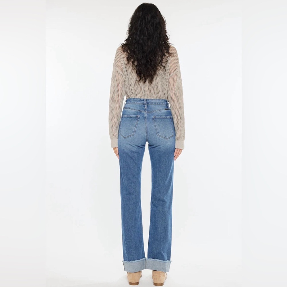 KanCan Trini Essentials High Rise Straight Jeans Size 7/27 NWT - Picture 7 of 12